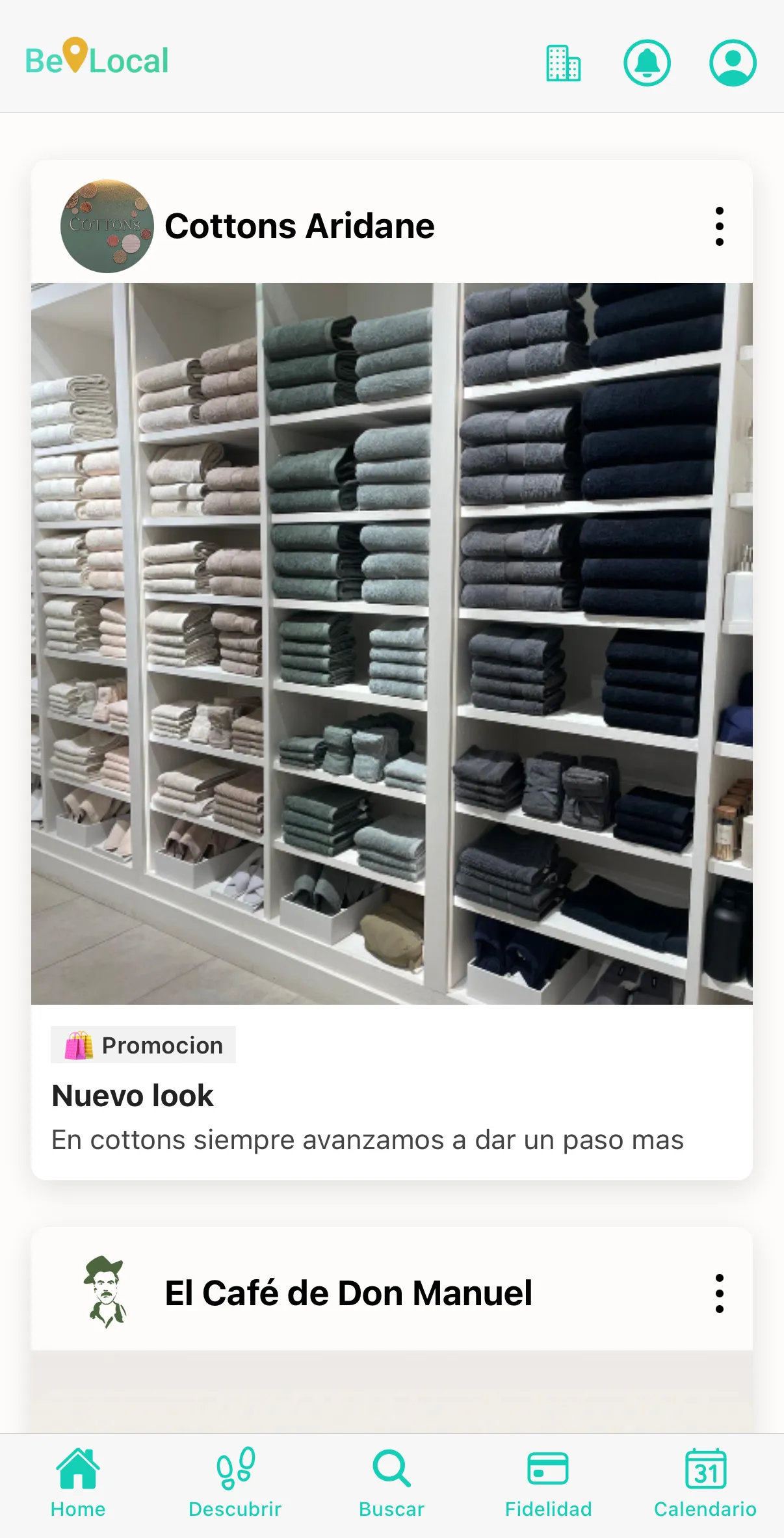 App Somos Local para descubrir comercios locales, restaurantes y eventos